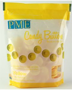 PME Yellow Candy Buttons: Vanilla Flavoured (12oz)