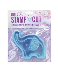 Sweet Stamp Baby Elephant Outboss Stamp N Cut Set