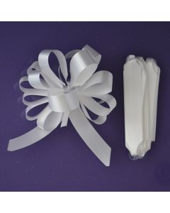 Quick Pull Bow - White