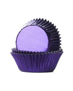 Purple Foil Cupcake Baking Cases - Pack of 500