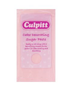 Culpitt Cake Decorating Sugar Paste Light Pink 1 x 250g - single