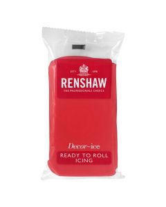 Renshaw RTR Sugar Paste - Poppy Red - 500g