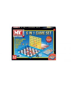 6 In 1 Game Set In Carry Box