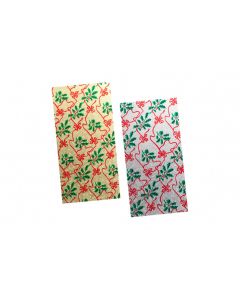 8" x 4" Christmas Single Thick Rectangle Cake Card (Mixed pack of 5)