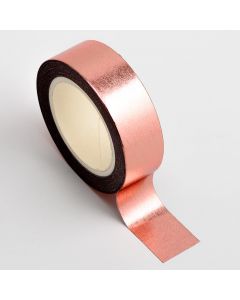 AT013 - Adhesive Washi Tape – Foil – Rose Gold 15mm x 10m