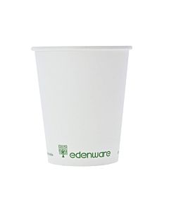 BH346 12oz White Edenware Single Wall Paper Cups Compostable (Pack of 1000)