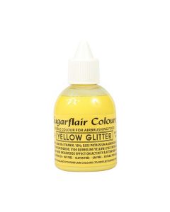 Sugarflair Airbrush Colour - Yellow Glitter