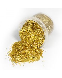 Gold Edible Glitter Squares - 20g