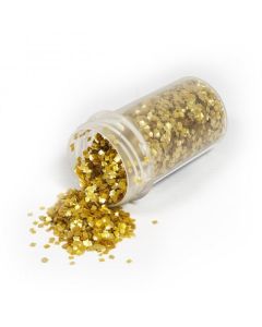 Gold Edible Glitter Squares - 7g