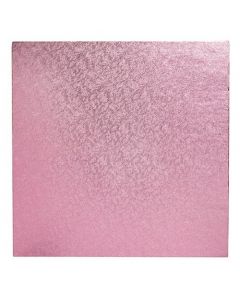 12" (304mm) Cake Board Square Light Pink