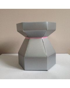 Cupcake Bouquet Box - Silver