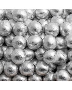 Silver Foiled Chocolate Balls – 500g