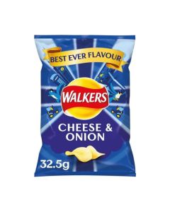 66122 Walkers Cheese & Onion Crisps (32x32.5g)