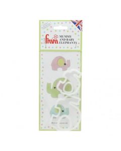 FMM Mummy and Baby Elephant Cutter (set of 2)
