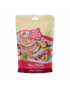 FunCakes Deco Melts - Lime Green (Dated 30/9/2022)