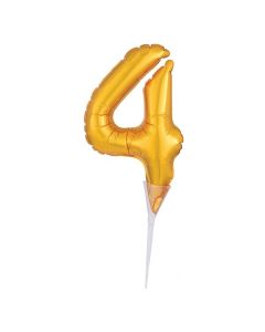 Foil Gold Cake Balloon - 4 -150mm (6'')