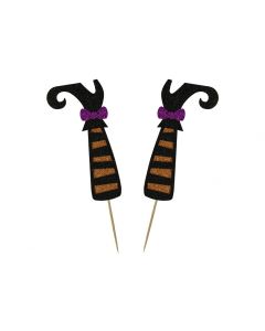 Cake Topper - Witches Legs Cake Topper - Witches Legs
