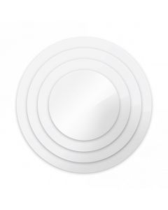 8" Round Acrylic Ganache Plates