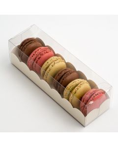 Macaroon box with White Insert 160x50x50mm (pack of 10)