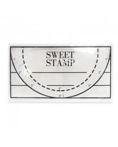 SWEET STAMP   Clear Rectangle Pick Up Pad