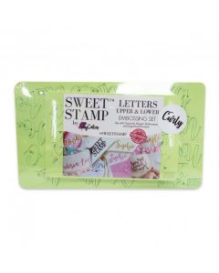 SWEET STAMP  Curly Letters Embossing Set