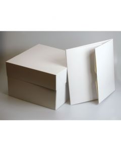 6"X6"X5" Stapleless Cake Box & Seperate Lid (pack of 5)