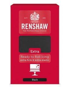 Renshaw Extra Black Ready to Roll Icing 1kg