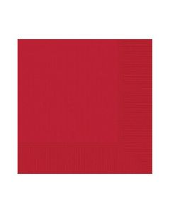 20 Apple Red Party Napkins