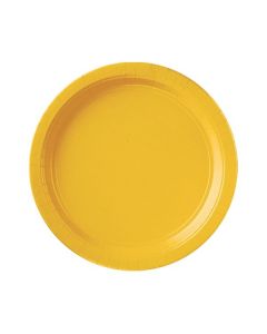 Yellow Party Plates - Paper
