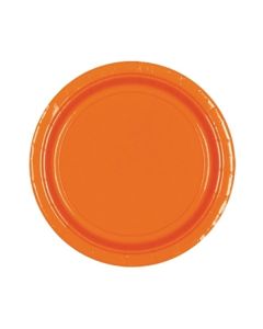 Orange Party Plates Set of 10 - Plastic 1 LEFT!