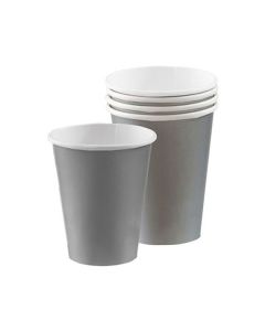 Silver Party Cups - Paper
