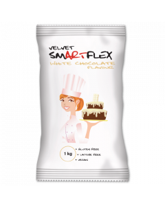 Smartflex White Velvet Chocolate Flavoured Sugarpaste 1kg