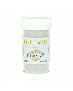 Faye Cahill Edible Lustre Dust 20ml - Flash Silver