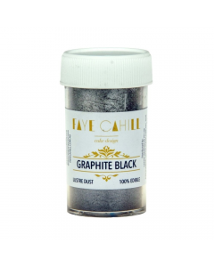 Faye Cahill Edible Lustre Dust 20ml - Graphite Black