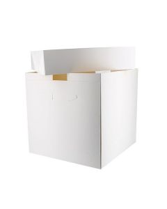 White Tall Cake Box 14"x14"x12" (Single)