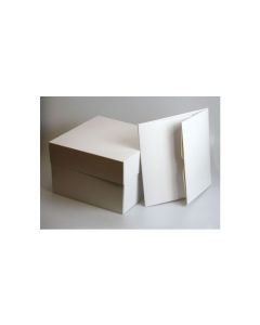 6"X6"X5" Stapleless Cake Box & Seperate Lid - single 