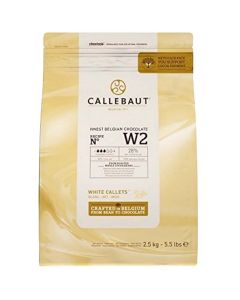 Callebaut Belgian White Chocolate chips - 2.5kg