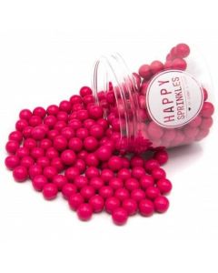 Happy Sprinkles `Hot Pink Medium Edible Choco Sprinkles` 90g