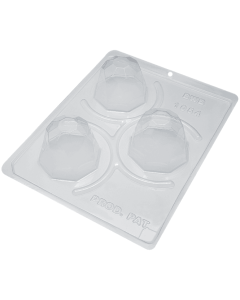 BWB 1054 - Large Diamond Truffle 3-Part Chocolate Mould (Ripped Packaging)
