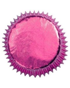 Hot Pink Foil Cupcake Baking Cases - Pack of 500