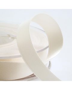 25mm Satin Ribbon x 2M - Ivory