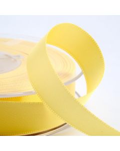 25mm Satin Ribbon x 2M - Lemon