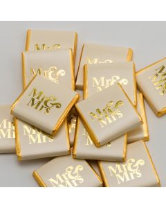 Mr & Mrs Gold Neapolitans  – 500g (approx. 100 per Pack)