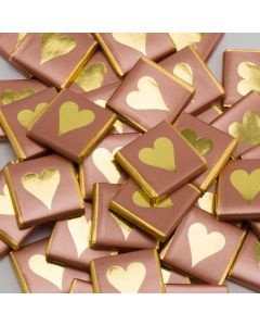 Rose Gold Chocolate Neapolitans – 500g (approx. 100 per Pack)