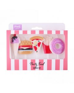 PME Party Food Candles - Set of 5