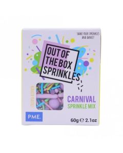 PME Carnival - Out The Box Sprinkle Mix - 60g (Dated 25/04/24)