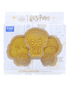 PME Harry Potter Characters Cookie Cutter & Embosser (Set Of 3)
