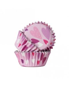 PME Pink Love Heart Cupcake Cases (Pack of 30)