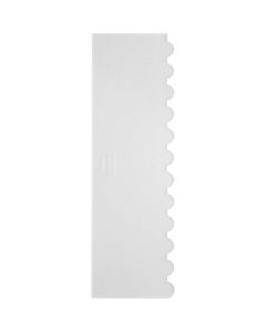 PME Tall Ribbed Patterned Edge Side Scraper