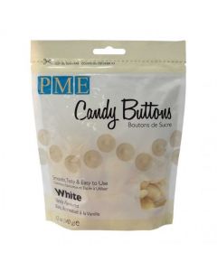 PME White Candy Buttons: Vanilla Choc (12oz)